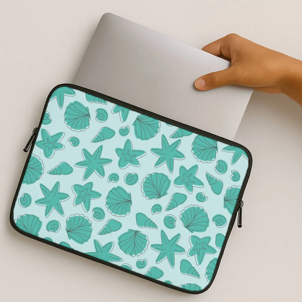 Seashells Pattern 4 Laptop Sleeve Comfort Detail