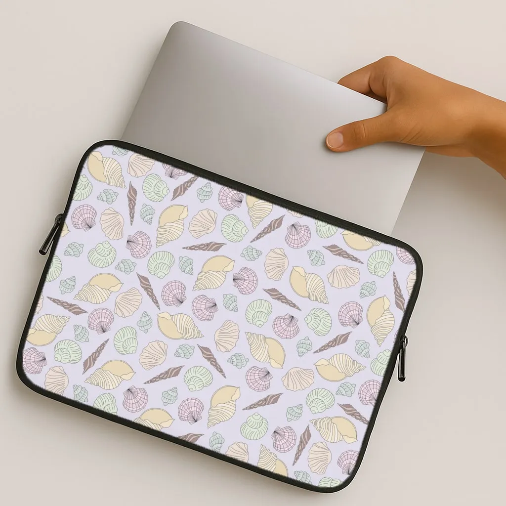 Classic Style Easy Access Seashells Pattern 7 Laptop Sleeve