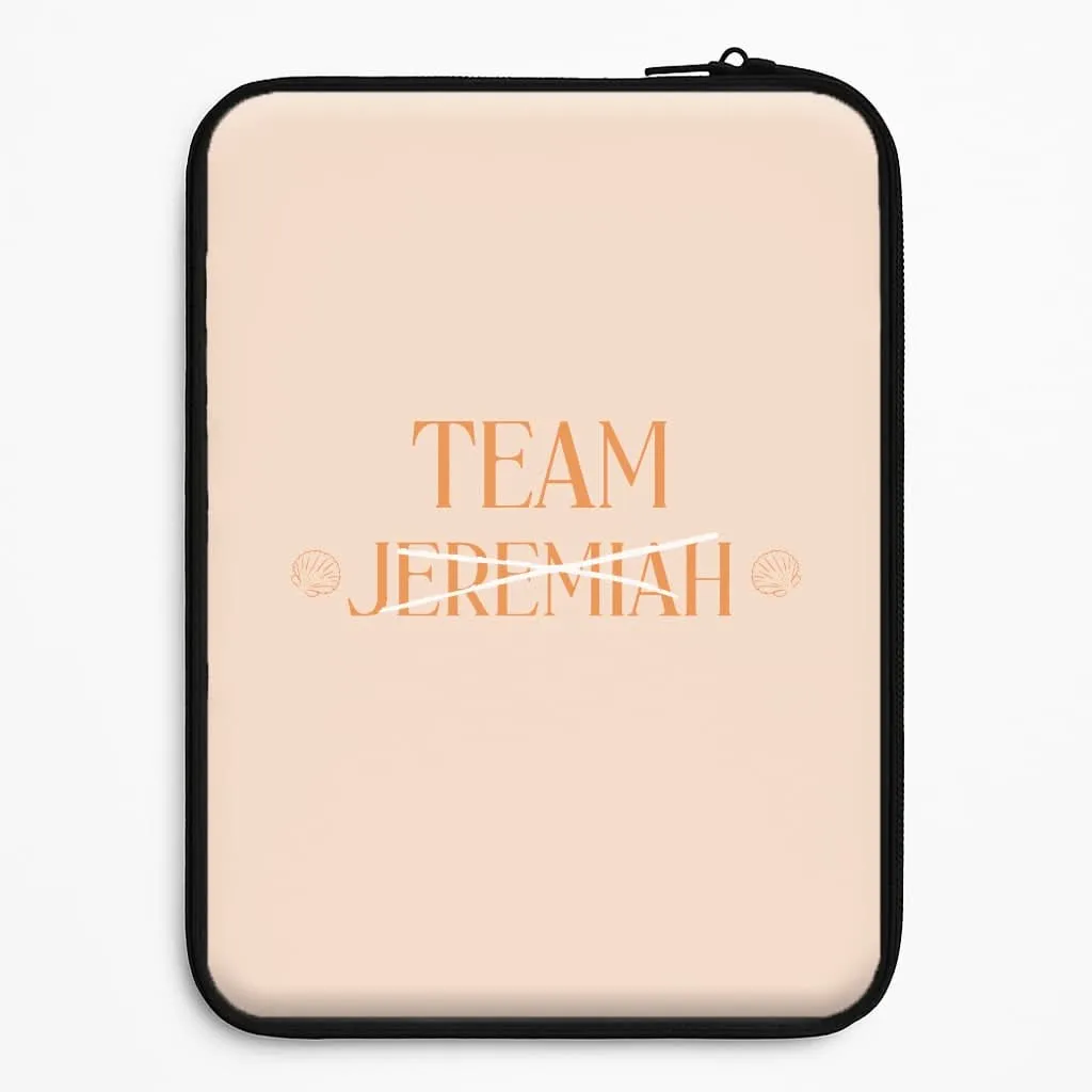 Metal Texture Comfort Shield Seashells Team Jeremiah Laptop Sleeve