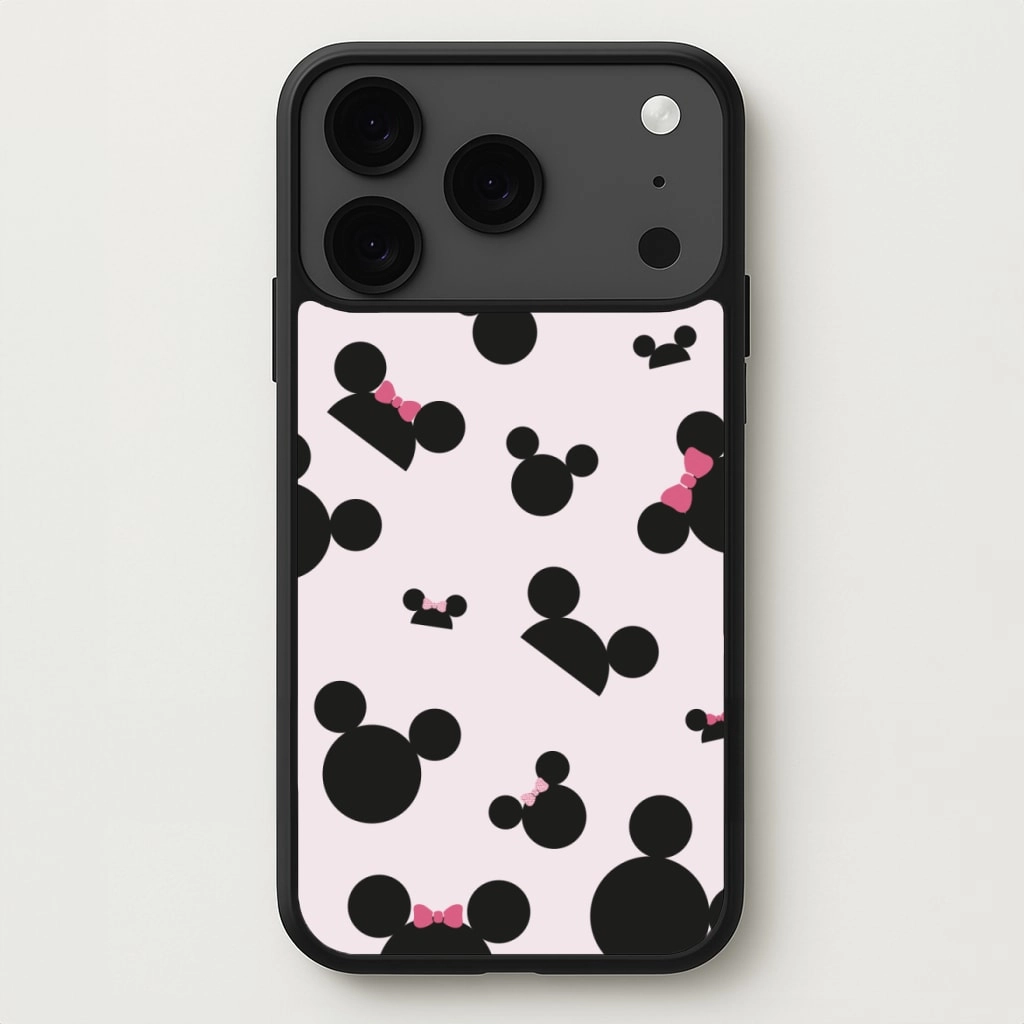 Flexible Build Form Stylish Layer Texture Mice Hats Phone Case