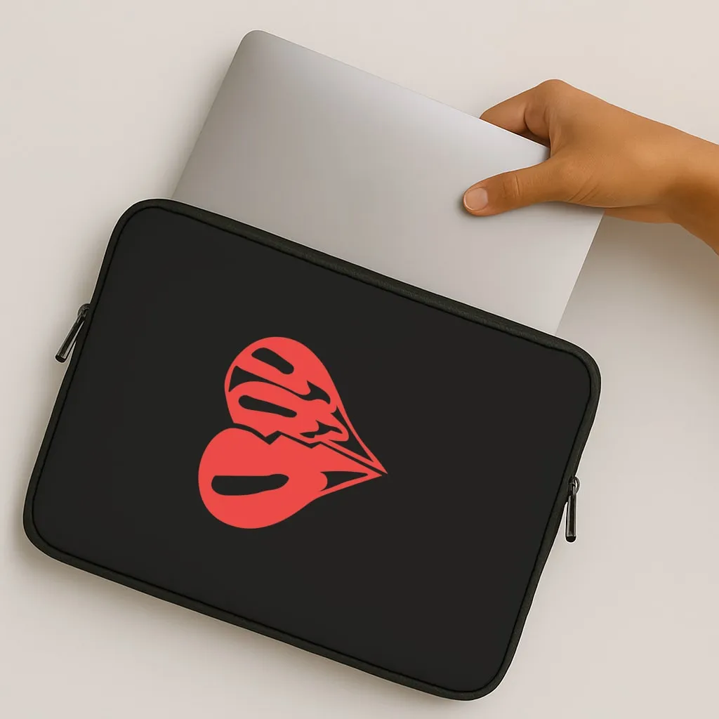 Premium Texture Design Stylish Shape Heart - Juice Laptop Sleeve