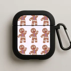 Soft Smooth Coating Gingerbread Man - Green Ogre AirPods Case