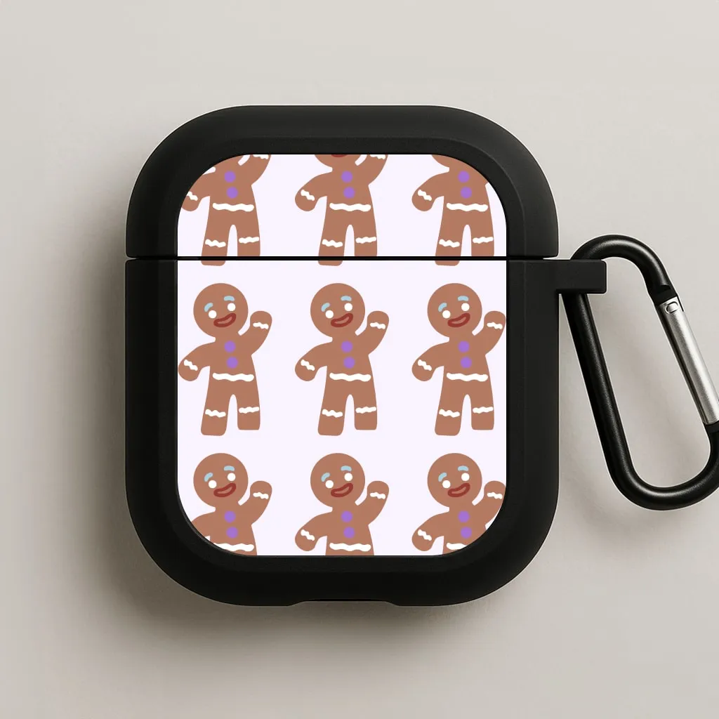 Soft Smooth Coating Gingerbread Man - Green Ogre AirPods Case