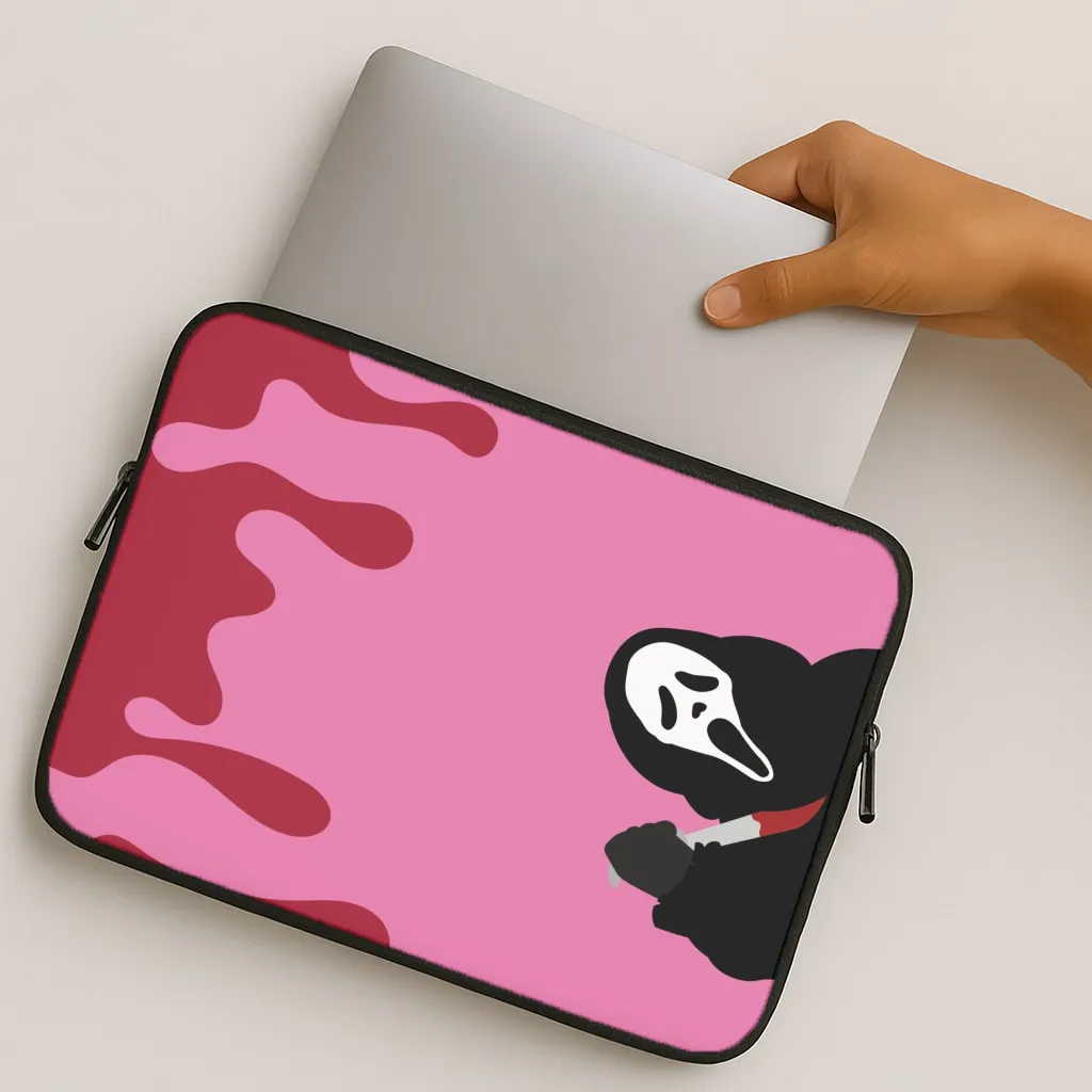 Minimal Touch Bloody Knife Laptop Sleeve