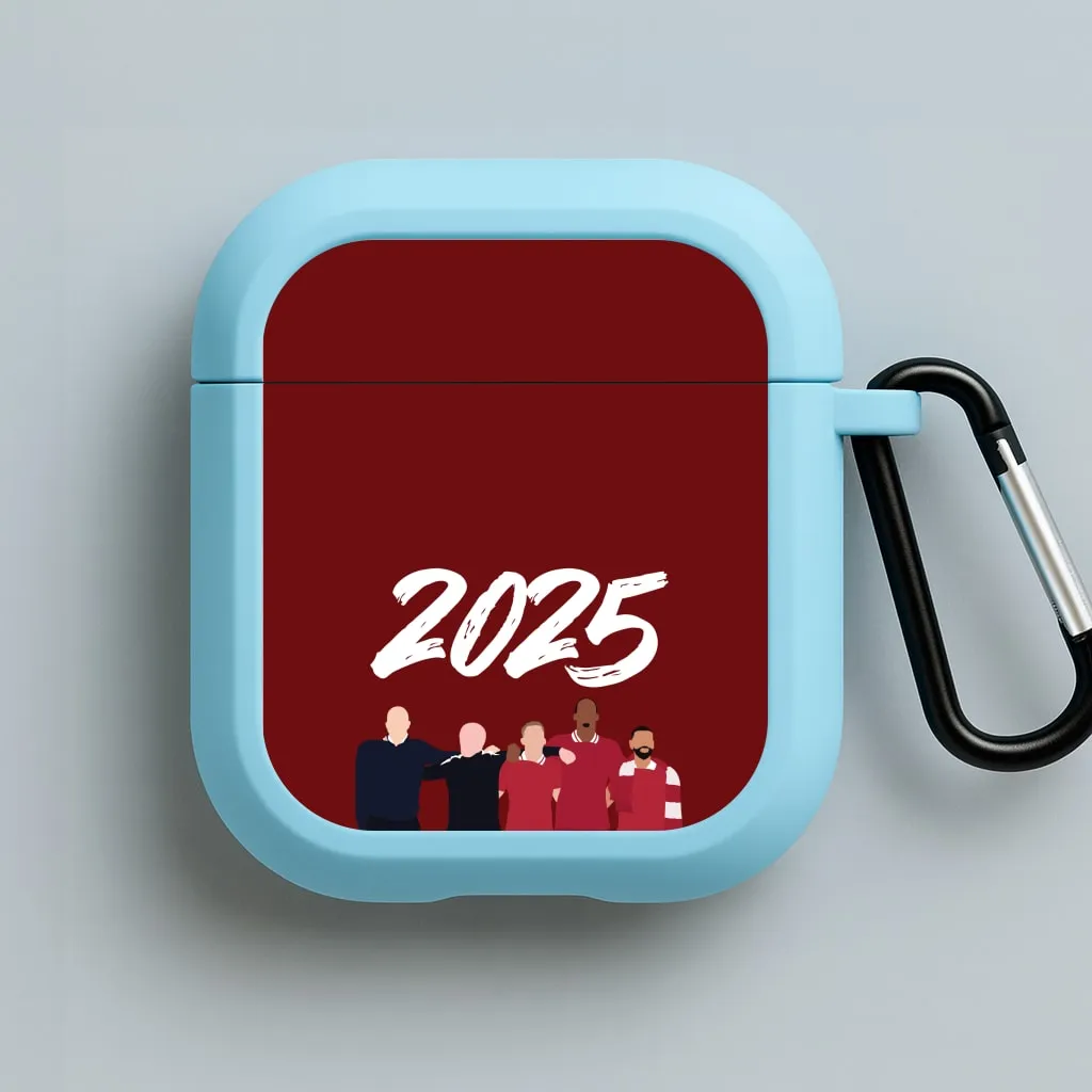 portable neon commuter airpods case customizable silicone protector Premier League 2025 Winners AirPods Case