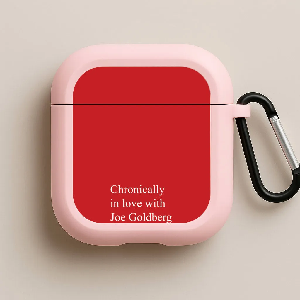 smooth pastel airpods protector custom limited edition case Chronically In Love With Joe AirPods Case