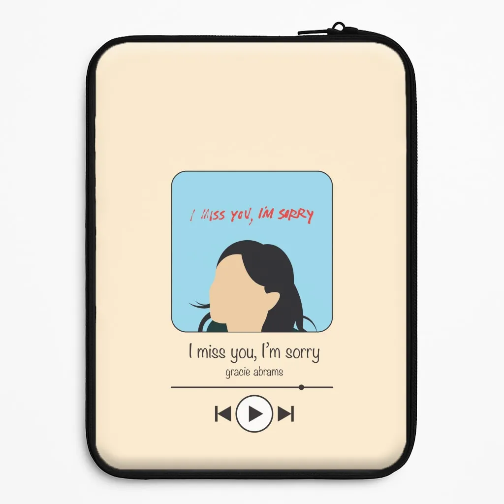 I Miss You - Abrams Laptop Sleeve Compact Frame