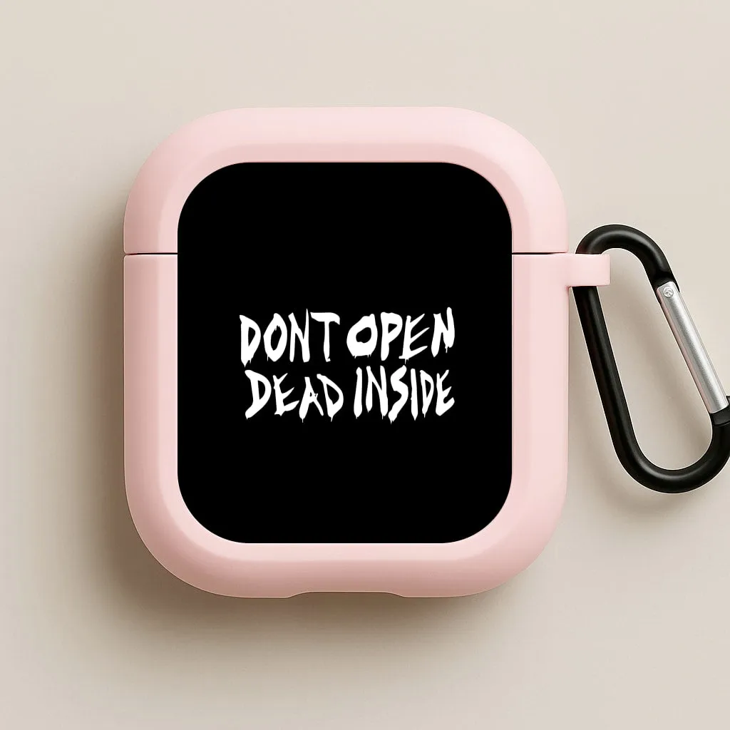 Modern Gadget Holder Durable Protective Grip Don't Open Dead Inside - TWD AirPods Case