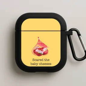 Scared The Baby Cheeses Out Of Me AirPods Case Durable Travel Bag