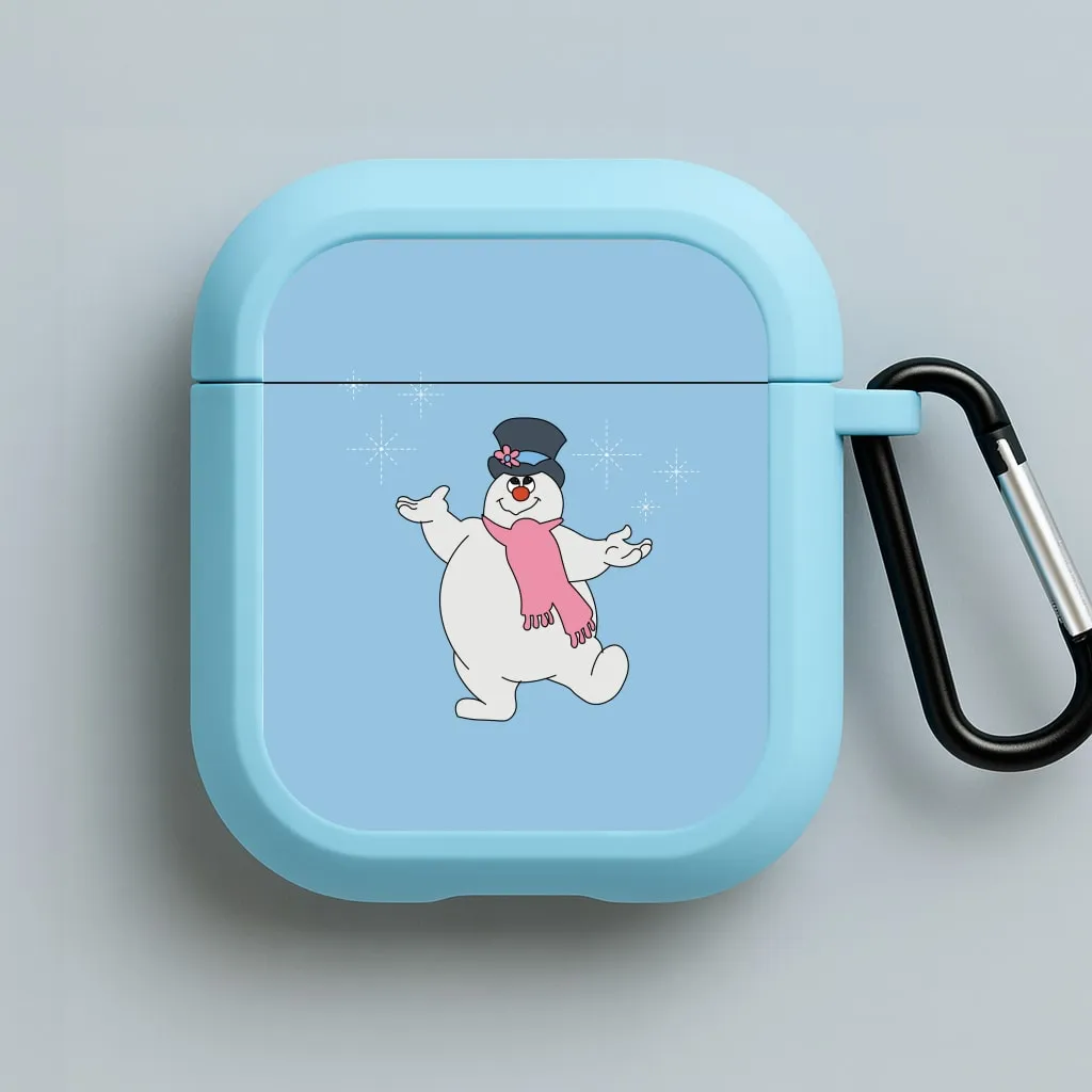 Frosty - Snowman AirPods Case Minimalist Protective Organizer sleek commuter gradient airpods cover