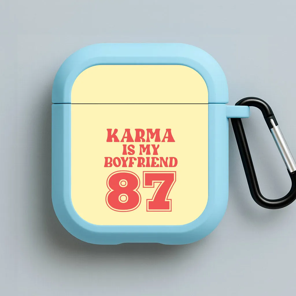 Karma Is My Boyfriend AirPods Case slim minimal cover