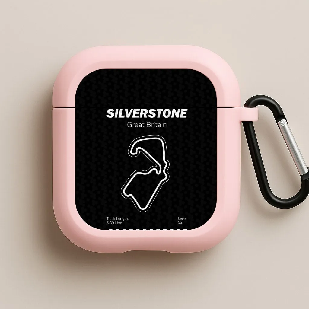 hybrid structure airpods cover wireless earbuds sports protector Silverstone Circuit AirPods Case