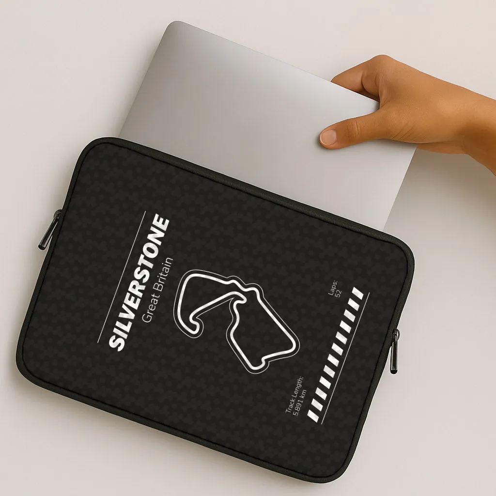 Hybrid Grip Finish Silverstone Circuit Laptop Sleeve