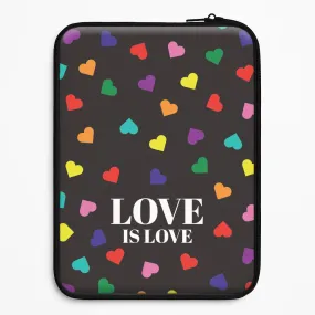 Love Is Love - Pride Laptop Sleeve Modern Texture Build Practical Accessory