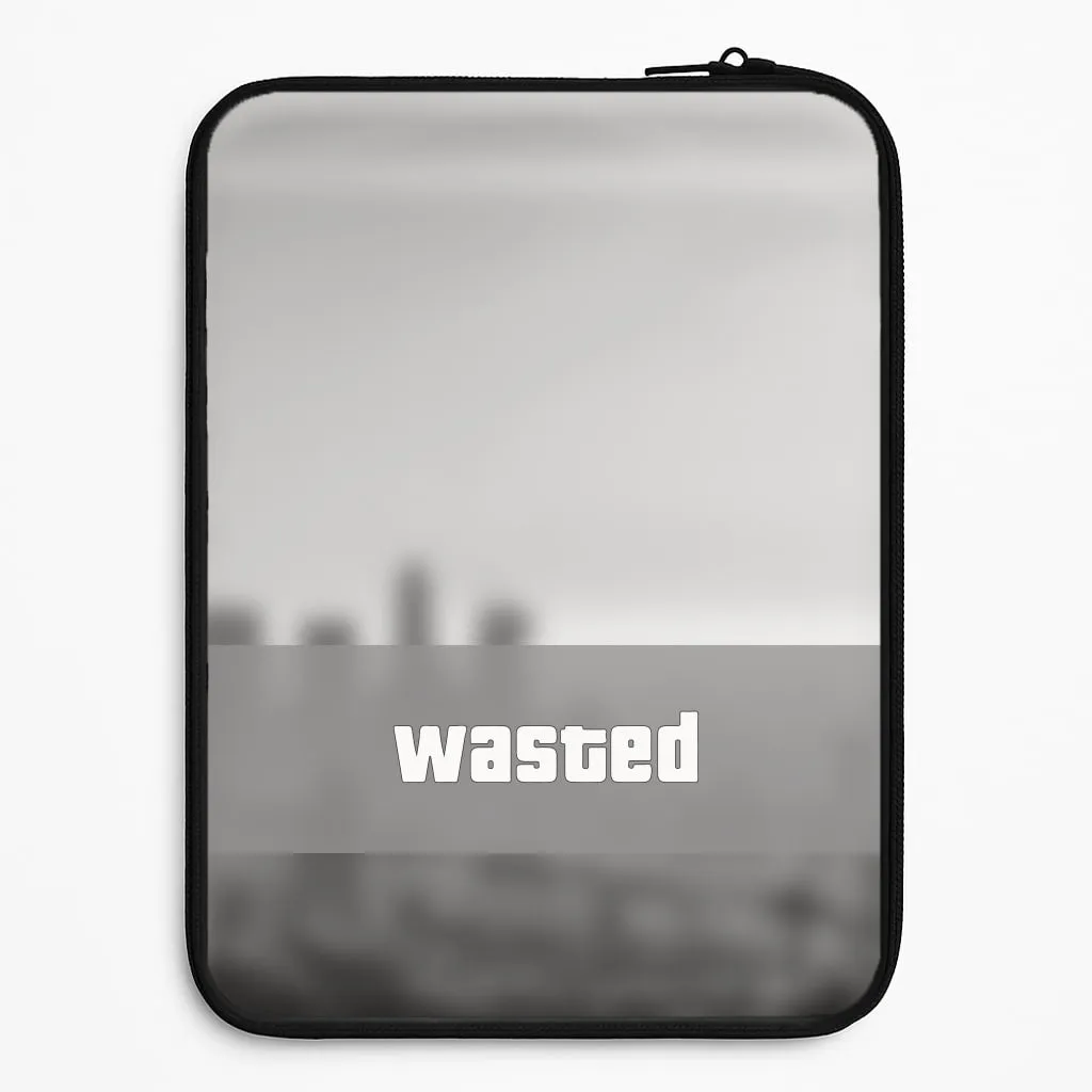 Urban Texture Protective Structure Wasted - Video Game Laptop Sleeve