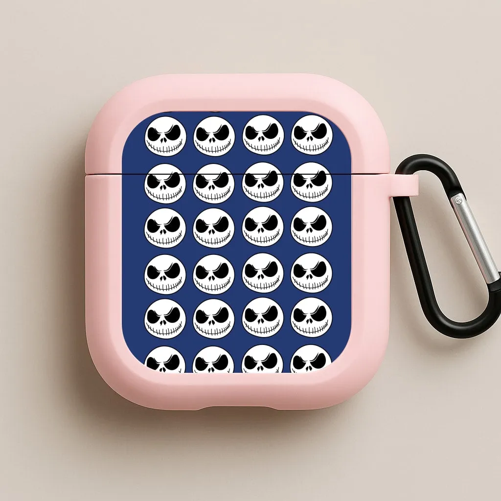 vivid fashion airpods case Durable Texture Cover Skellington Pattern - TNBC AirPods Case