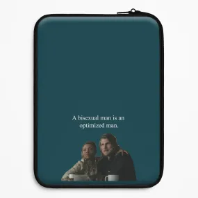 A Bisexual Man Laptop Sleeve Clear Design Polished Texture Design