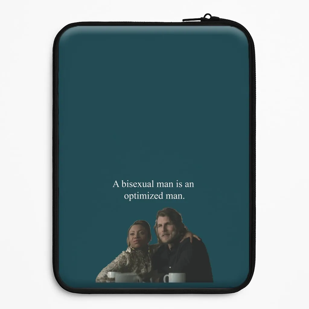 A Bisexual Man Laptop Sleeve Clear Design Polished Texture Design