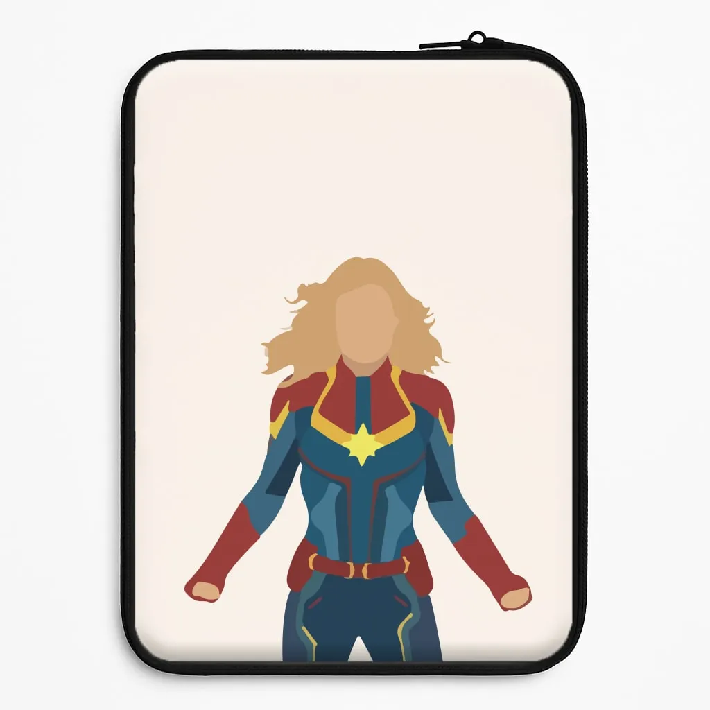 Protective Design Layer Printed Graphic Captain Marvel Laptop Sleeve