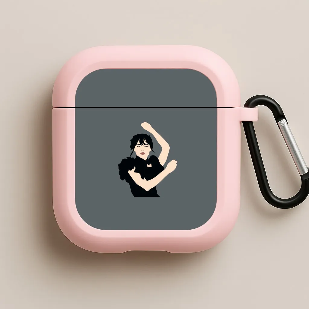 Trendy Style Accessory custom fashion protector Dancing Wednesday AirPods Case
