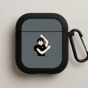 Dancing Wednesday AirPods Case Durable Mini Pouch