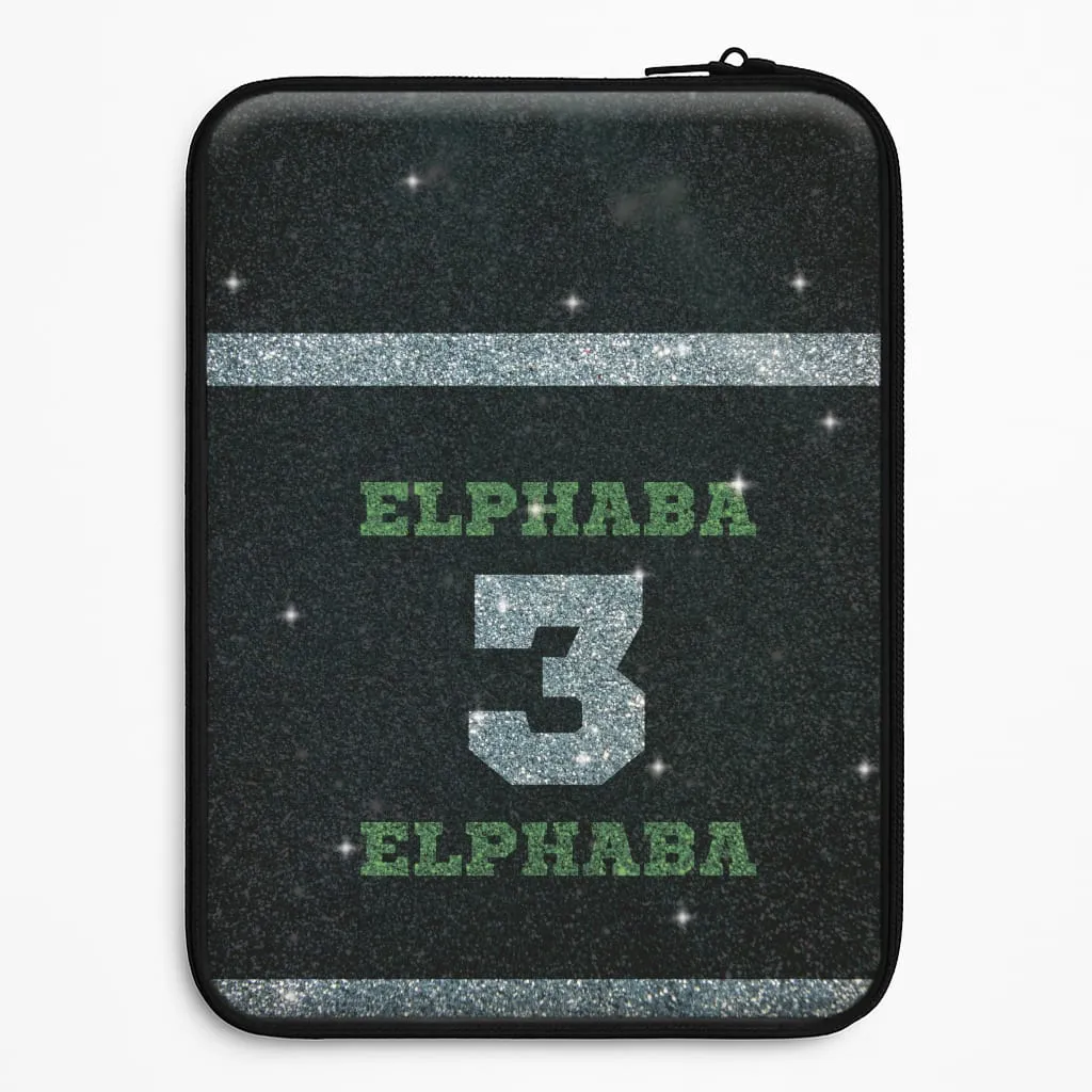 Clear Frame Trendy Texture Finish Elphaba 3 Laptop Sleeve