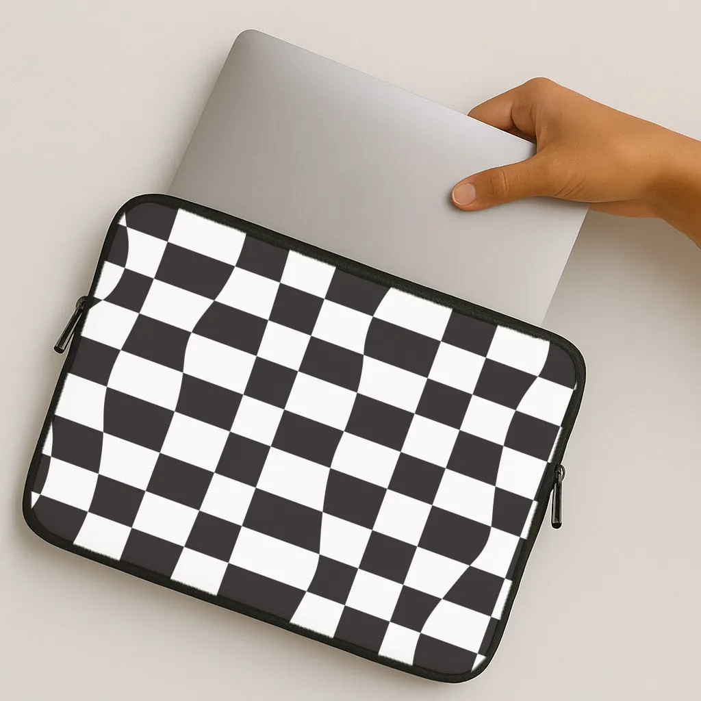 Pattern - Motorbike Laptop Sleeve Durable Form