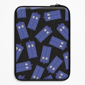 Tardis Pattern Laptop Sleeve Shock Surface Layer Lightweight Protection