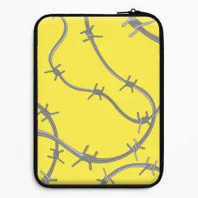Barbed Wire - Post Laptop Sleeve Soft Frame Durable Layer