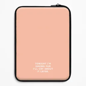 Smooth Surface Printed Graphic Having Fun - Katy Perry Laptop Sleeve