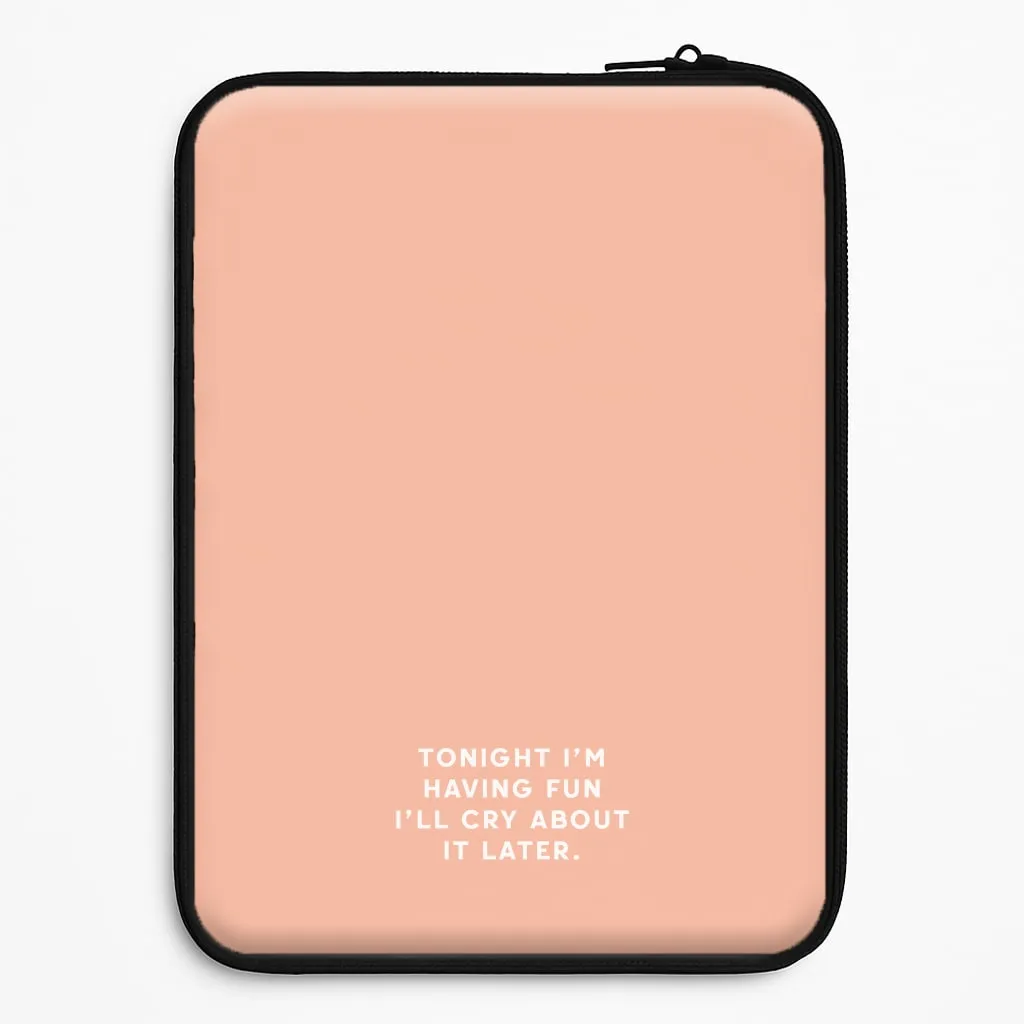 Smooth Surface Printed Graphic Having Fun - Katy Perry Laptop Sleeve