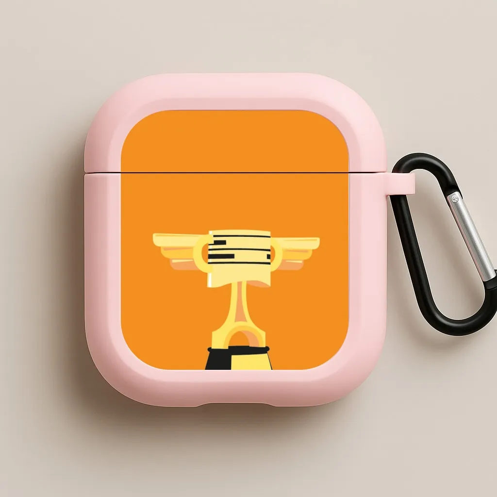 soft matte silicone protector everyday business companion Trophy - Cars AirPods Case