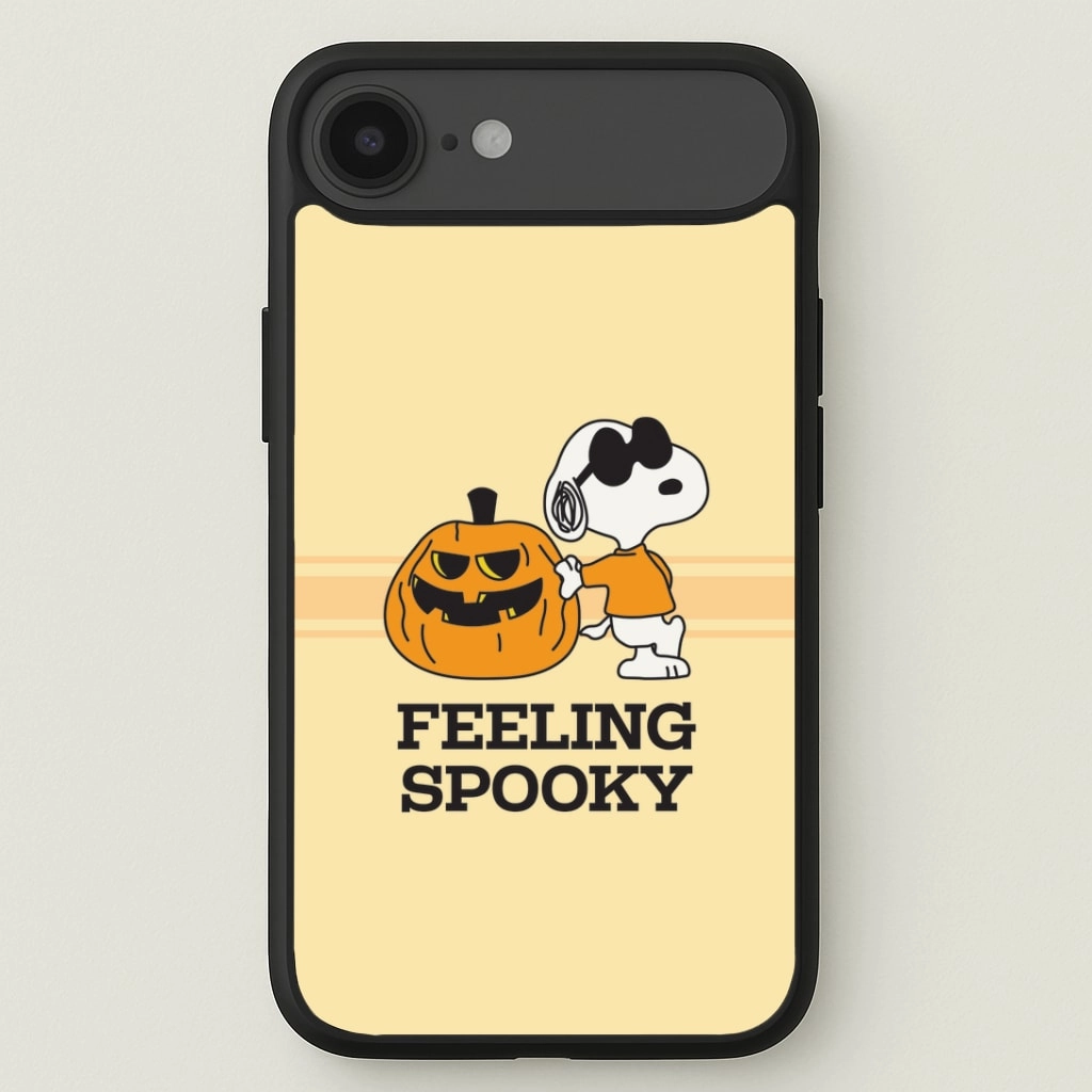 Smooth Texture Pattern Grip Enhanced Feeling Spooky Cartoon Beagle Phone Case