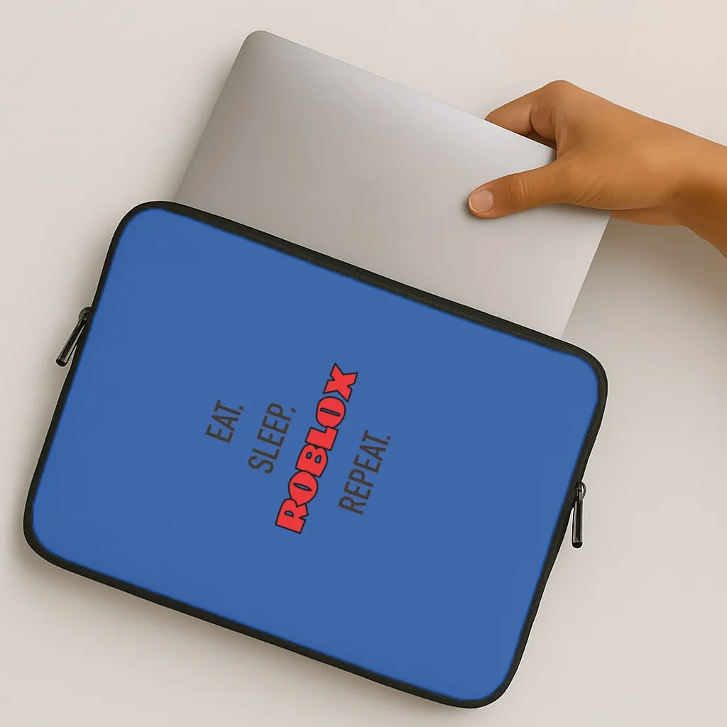 Eat, sleep, repeat Laptop Sleeve Premium Grip