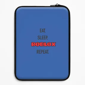 Protective Lining Eat, sleep, repeat Laptop Sleeve