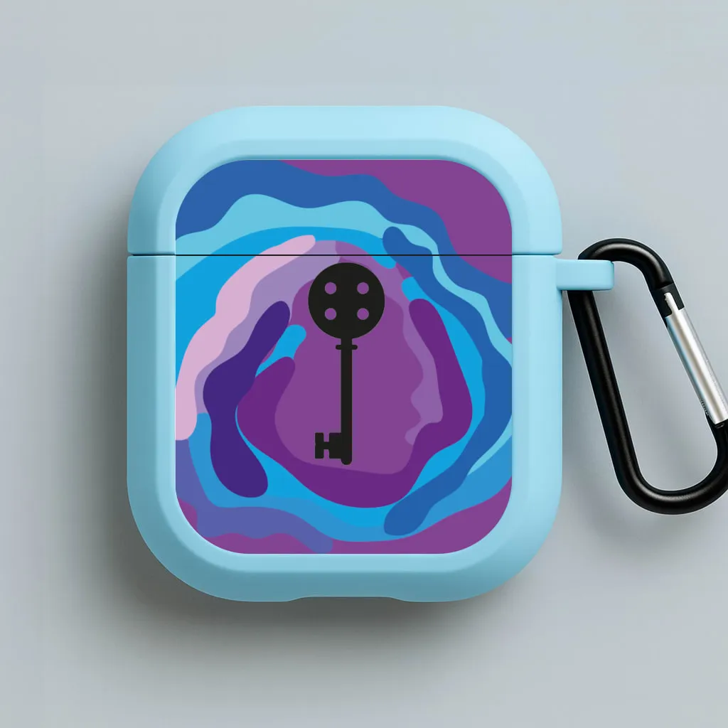 Coraline Key AirPods Case modern minimalist design Functional Travel Accessory