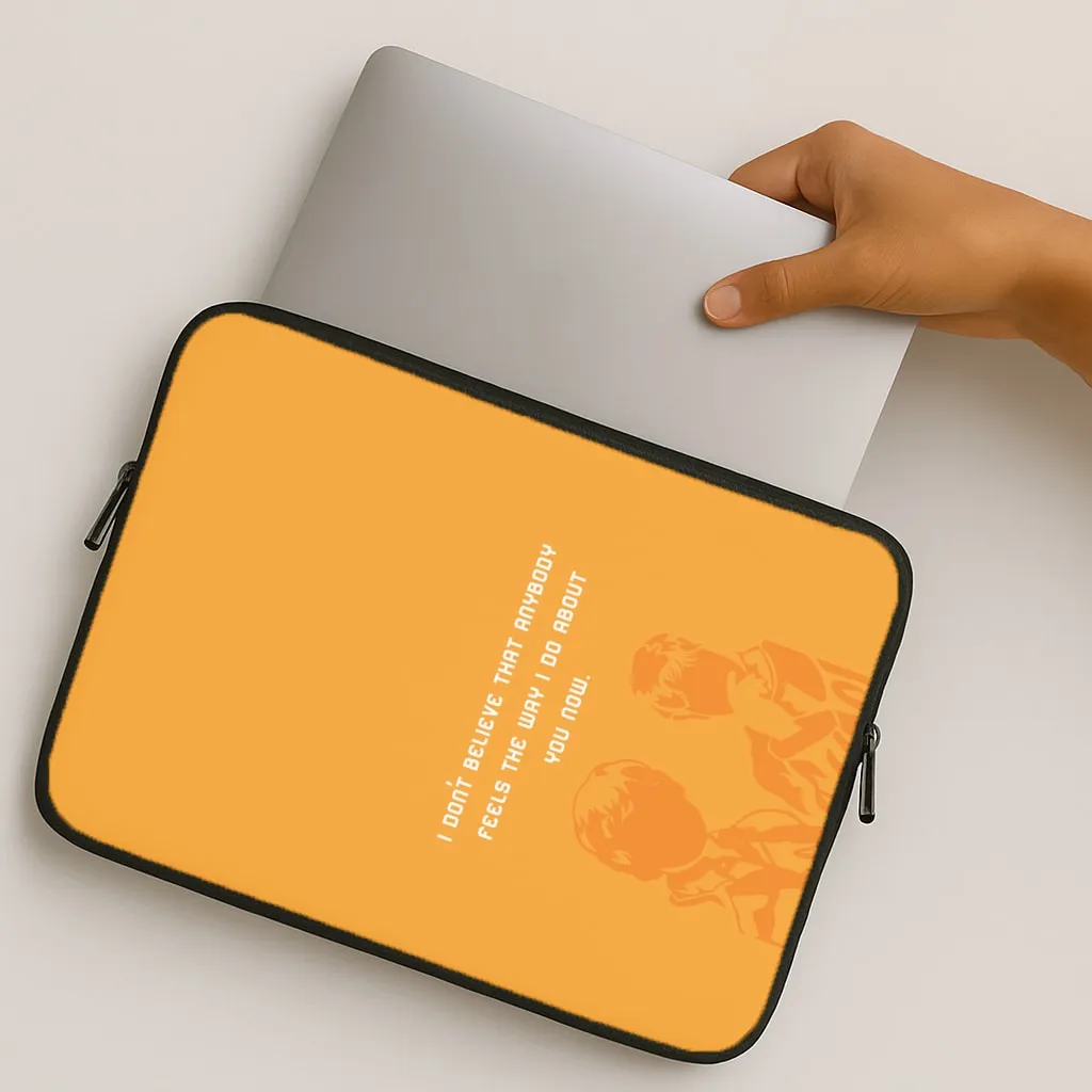 Creative Texture I Don't Believe That Anybody Laptop Sleeve