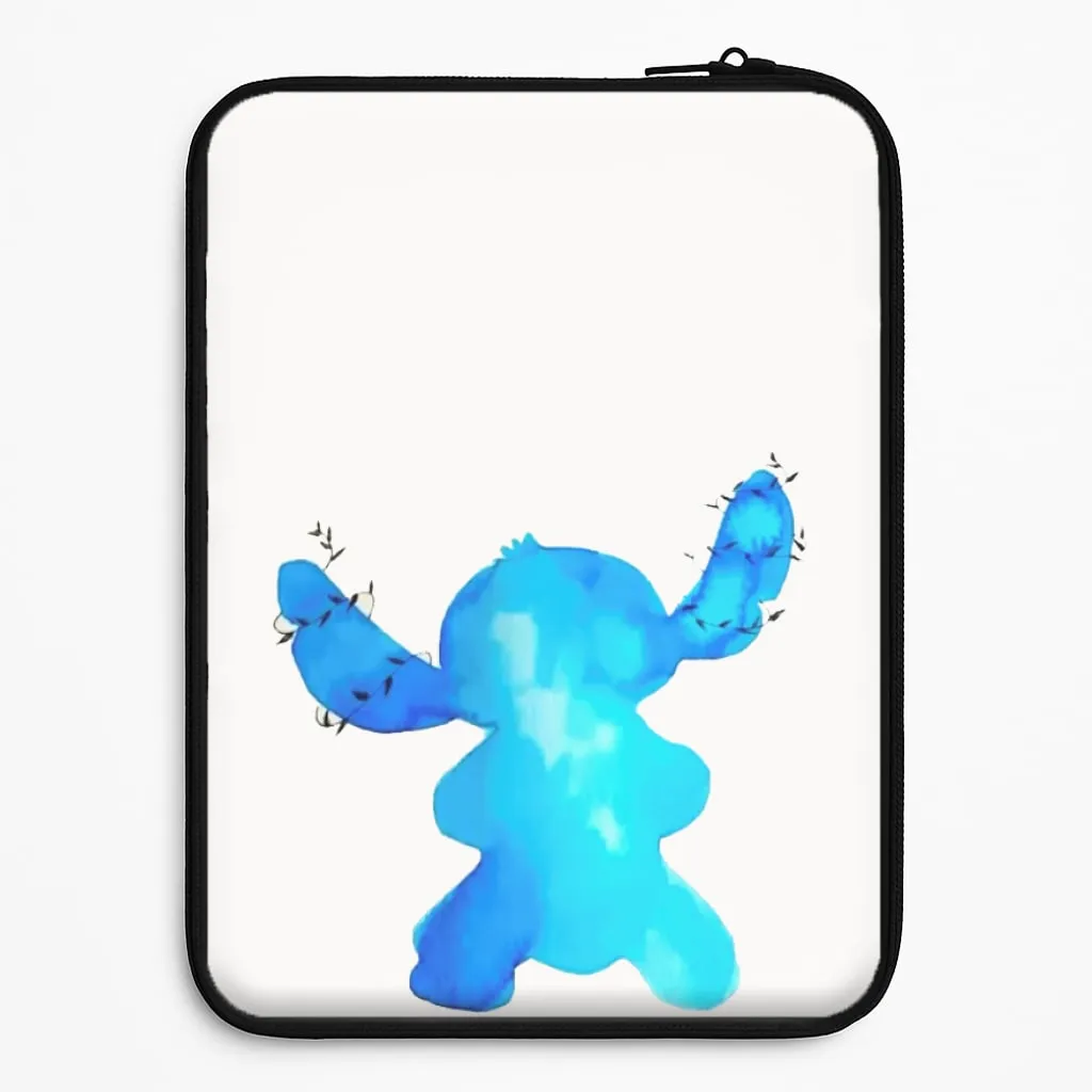 Gloss Touch Watercolour Blue Alien Disney Laptop Sleeve