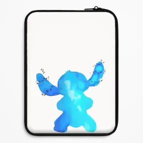 Gloss Touch Watercolour Blue Alien Disney Laptop Sleeve