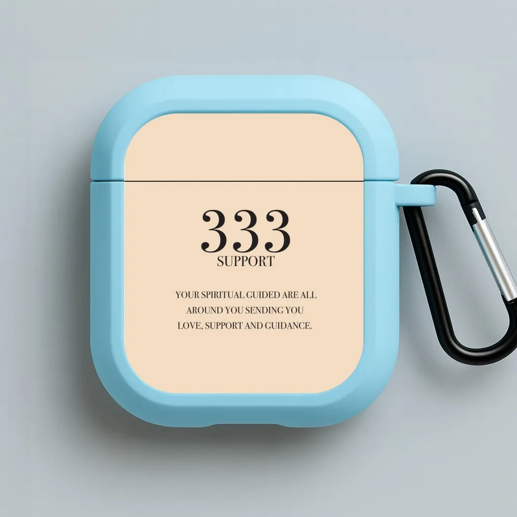 Soft Carry Design 333 - Angel Numbers AirPods Case