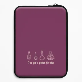 I've Got A Potion For You Dark Pink Laptop Sleeve Futuristic style