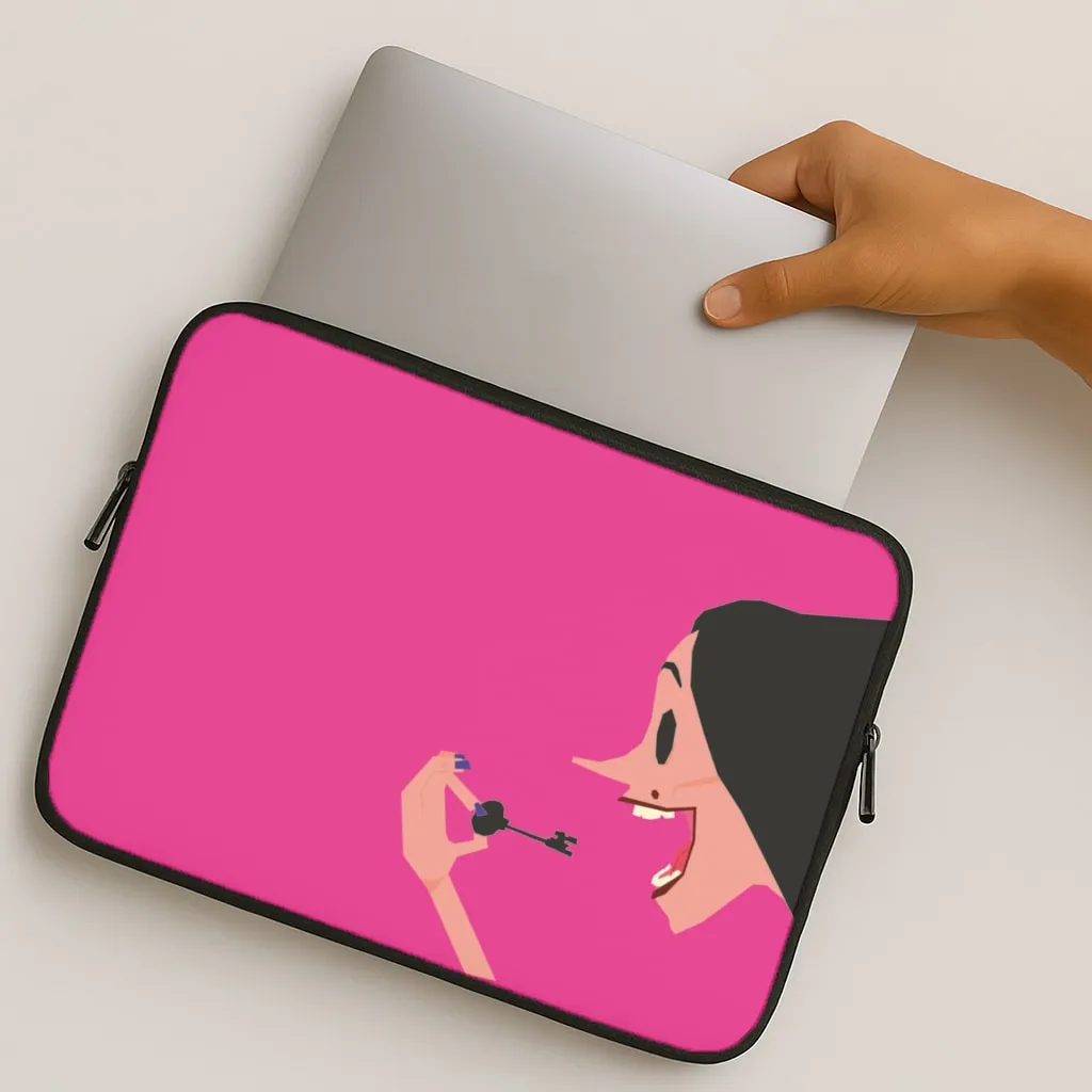 Matte Texture Design Smooth Feel Key - Caroline Laptop Sleeve