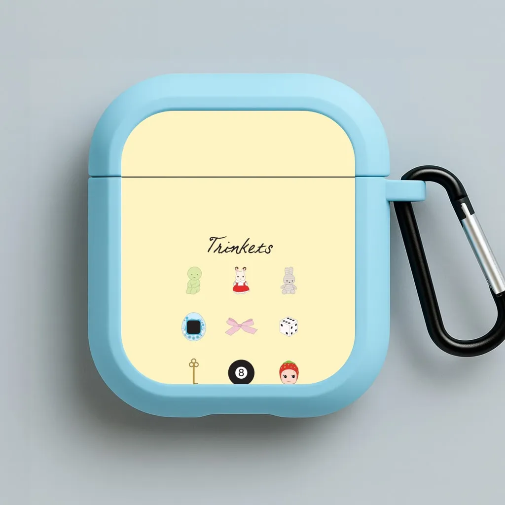 shock absorbing ergonomic silicone airpods case vivid lightweight ergonomic leather airpods case Trinkets AirPods Case