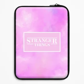 Soft coating Pink Galaxy Stranger Laptop Sleeve