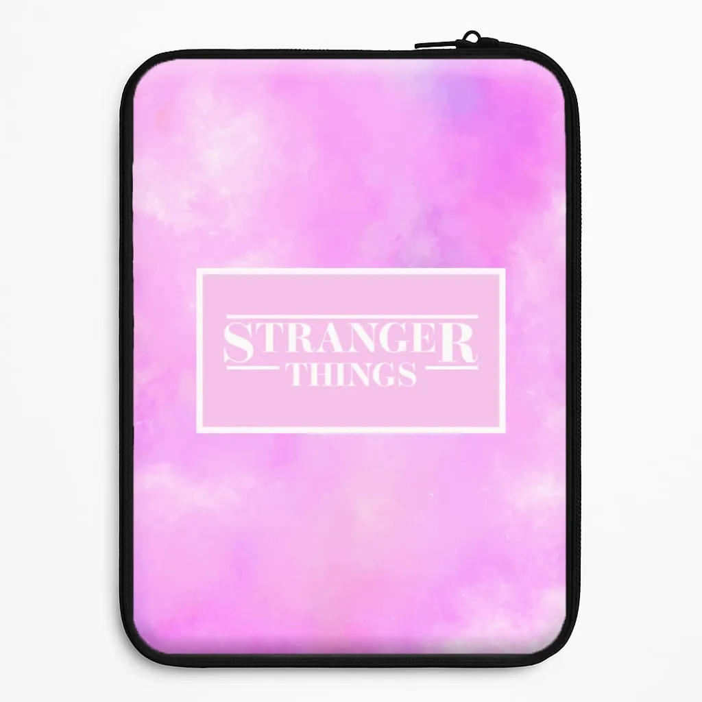 Soft coating Pink Galaxy Stranger Laptop Sleeve