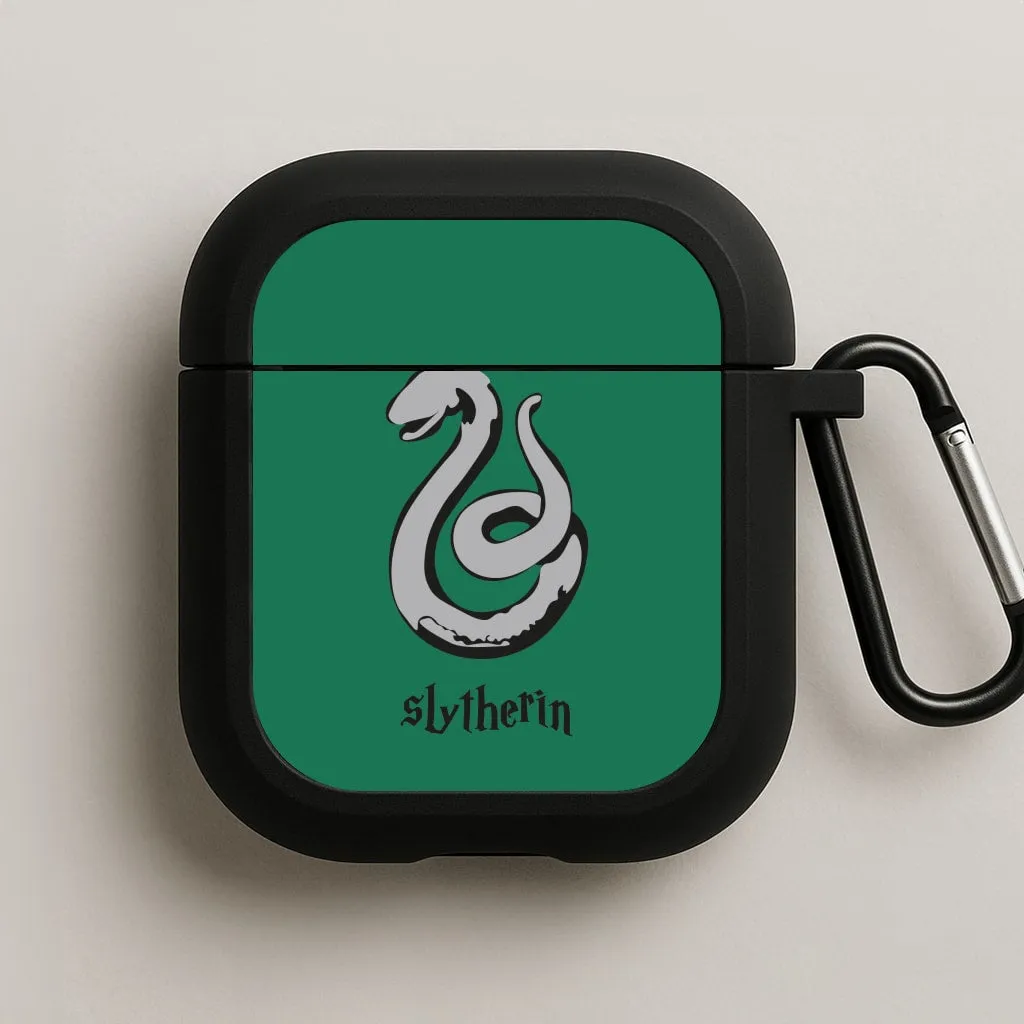 portable lanyard case Slytherin AirPods Case