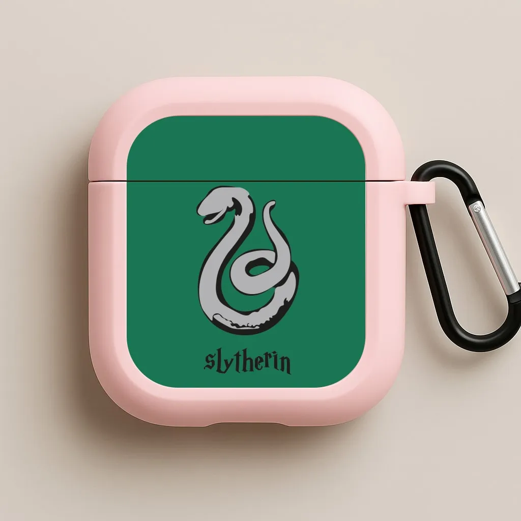 Slytherin AirPods Case minimalist airpods design transparent airpods shield