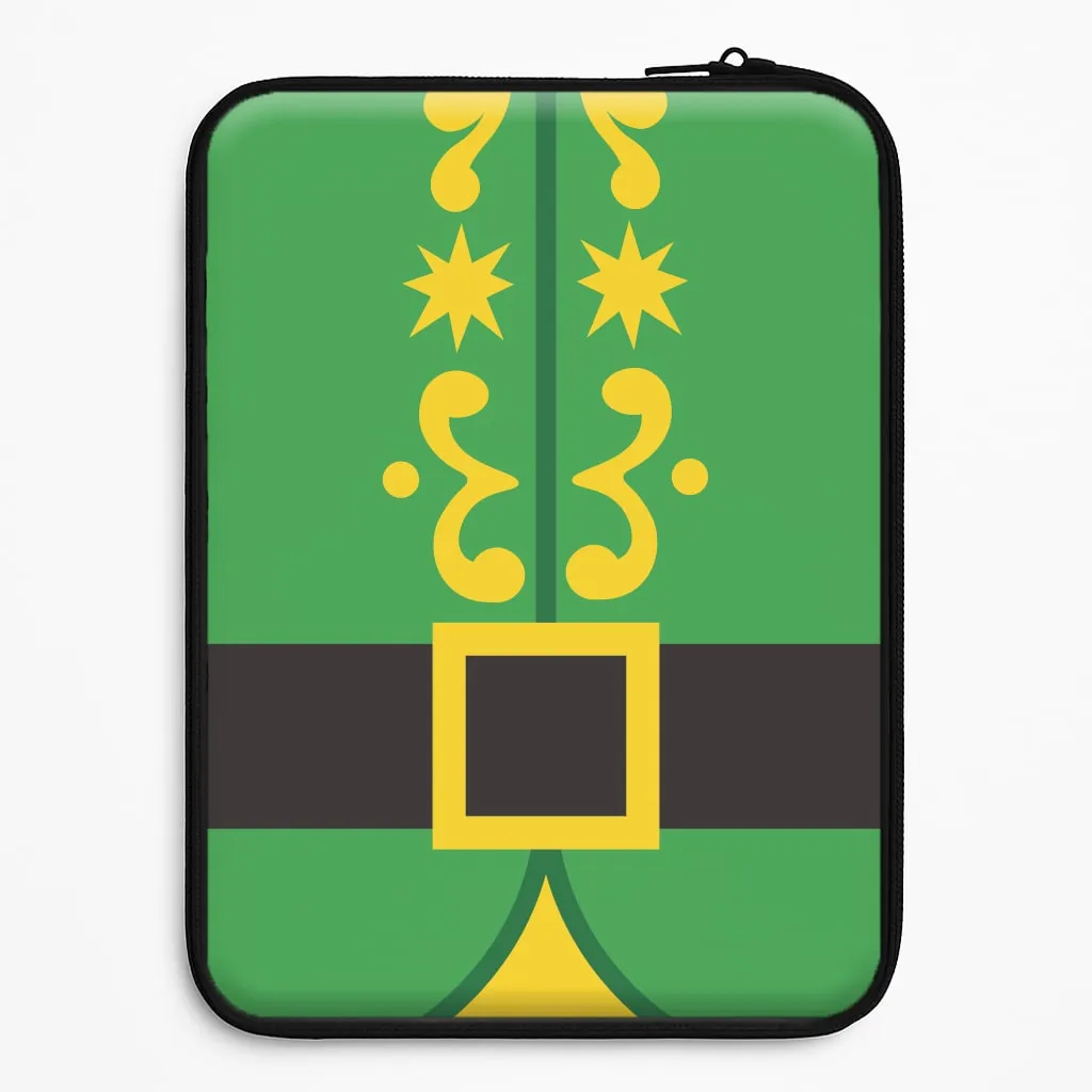 Elf Costume Laptop Sleeve Durable Shell Ergonomic Feel