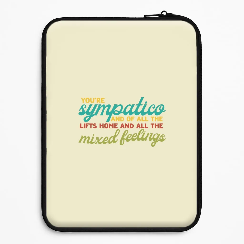 You're Sympatico Laptop Sleeve Reusable Material Stylish Surface Design