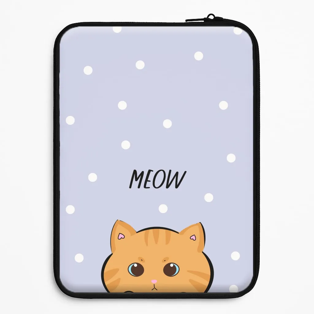Smooth Craftsmanship Ginger Cat - Cats Laptop Sleeve